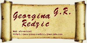 Georgina Redžić vizit kartica